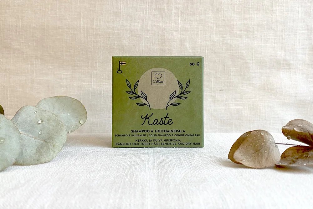 Catteco Kaste shampoo&hoitoainepala all - in - one, 80g - 4Organic Store (Luomukaista)