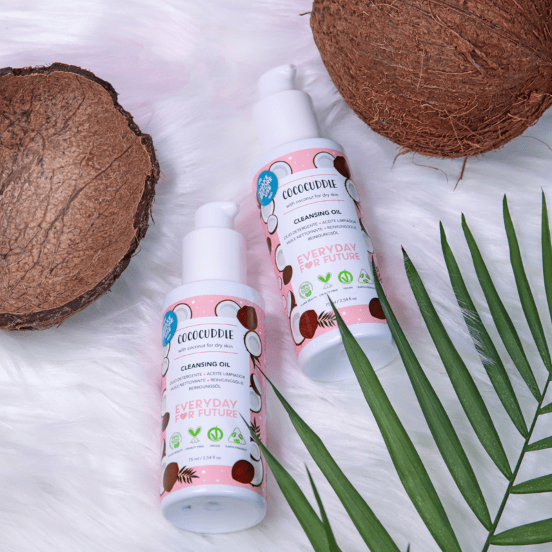 Everyday for Future Cococuddle puhdistusduo pakkaus, sis. puhdistusöljyn 75 ml ja puhdistusvaahdon 150 ml - 4Organic Store (Luomukaista)