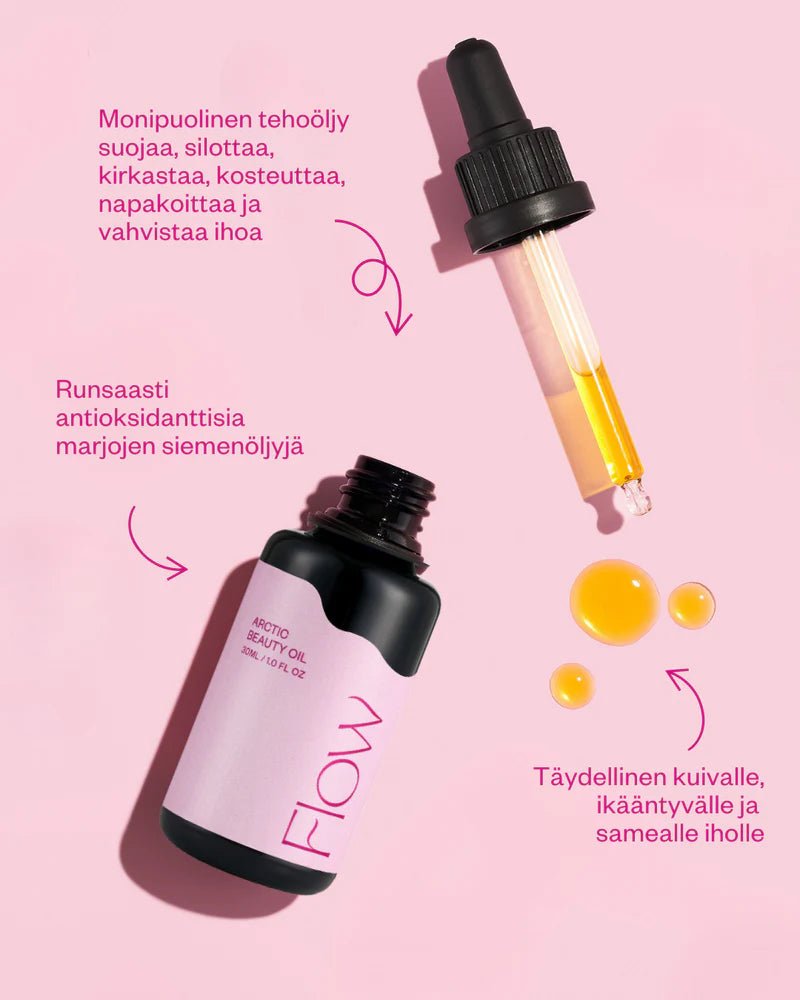 Flow Cosmetics Arctic Beauty Oil 30ml - 4Organic Store (Luomukaista)