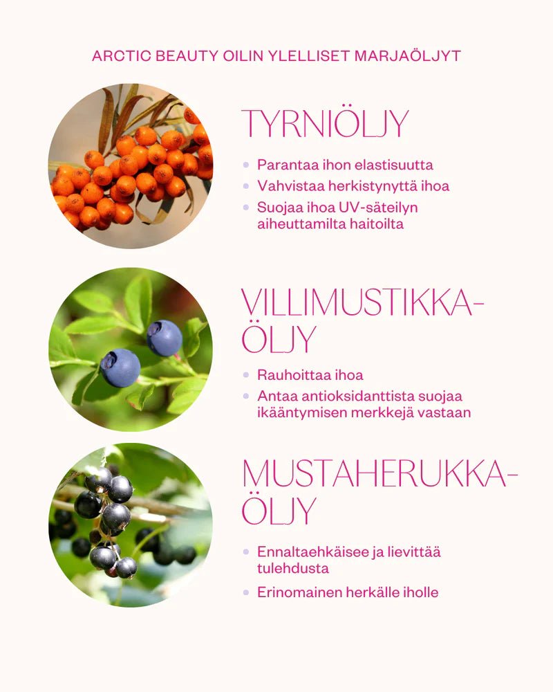 Flow Cosmetics Arctic Beauty Oil 30ml - 4Organic Store (Luomukaista)