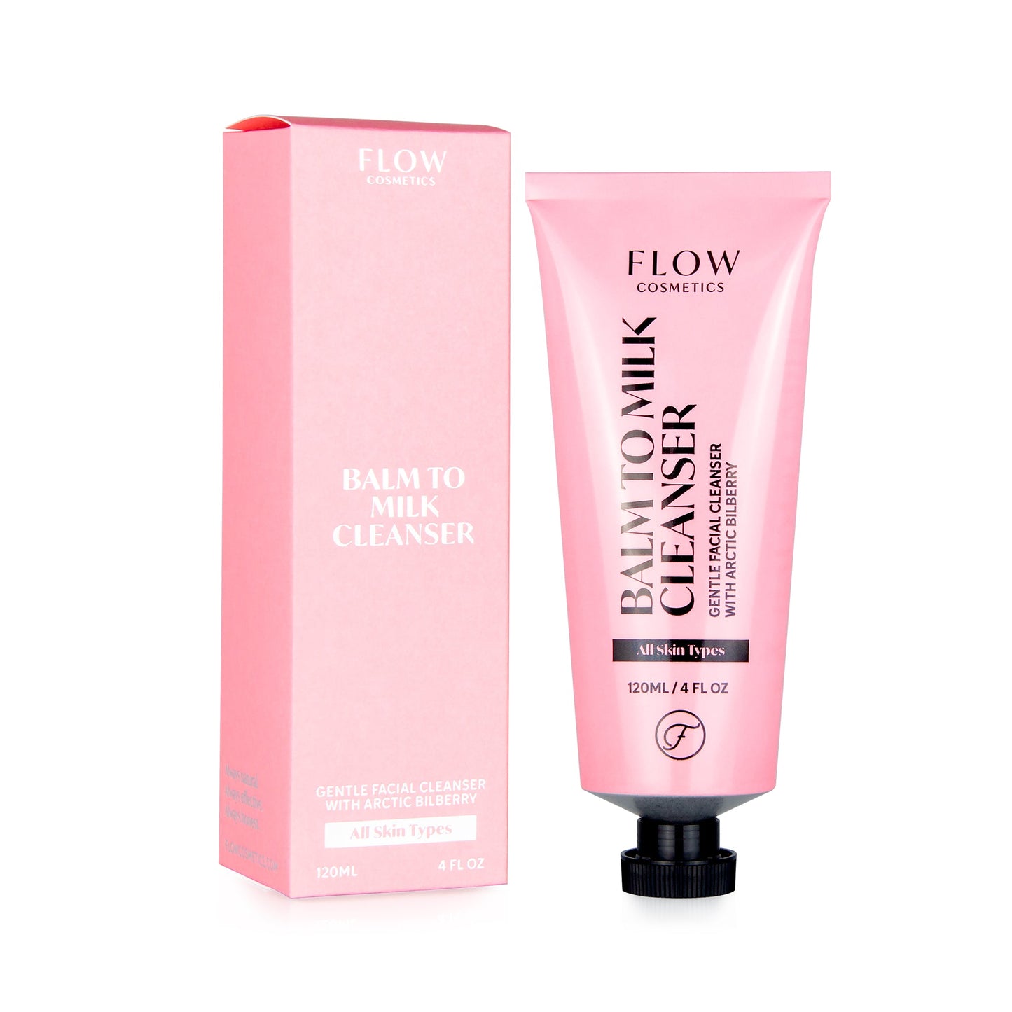 Flow Cosmetics Balm to Milk puhdistusbalmi kaikille ihotyypeille, 120 ml - 4Organic Store (Luomukaista)