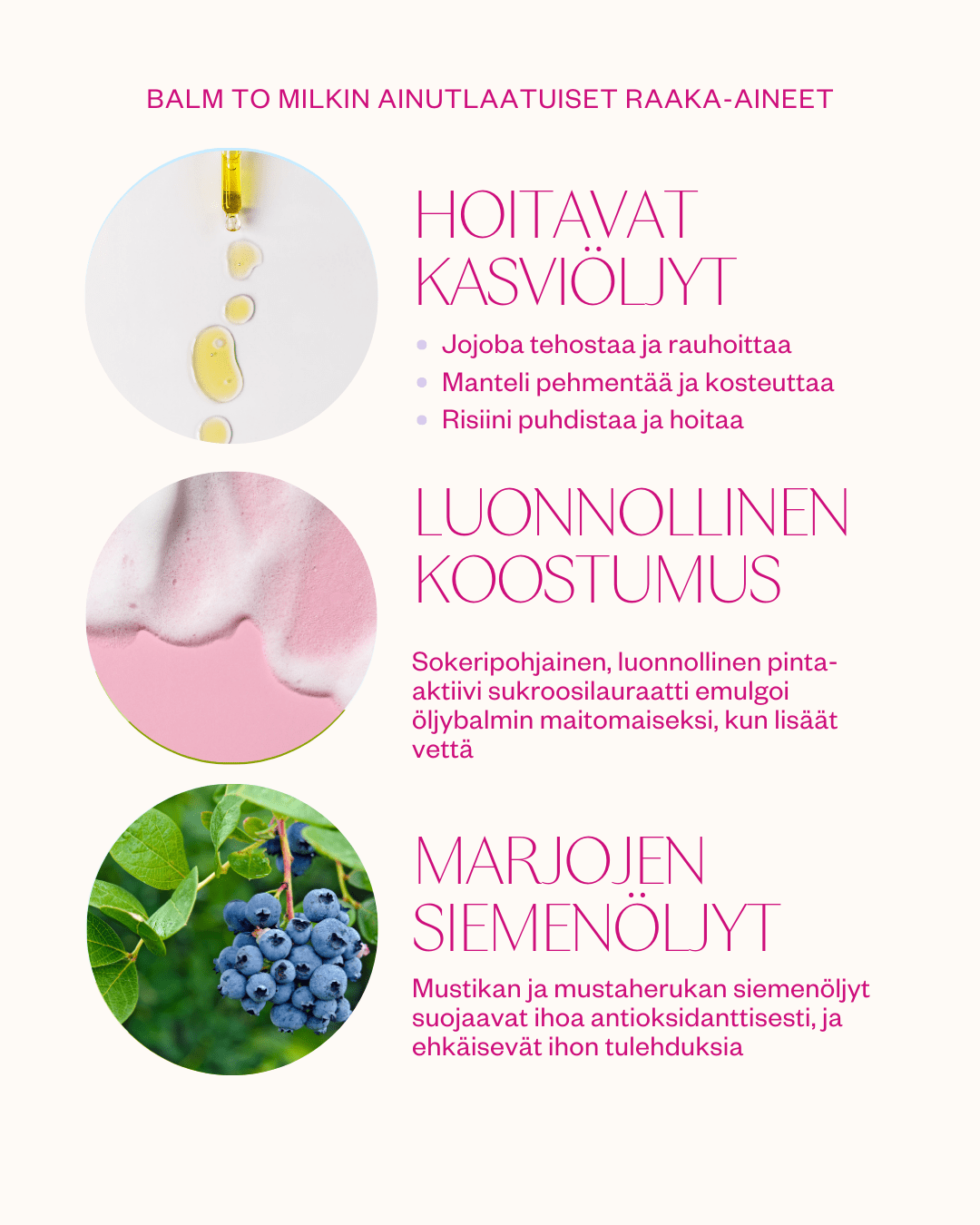 Flow Cosmetics Balm to Milk puhdistusbalmi kaikille ihotyypeille, 120 ml - 4Organic Store (Luomukaista)