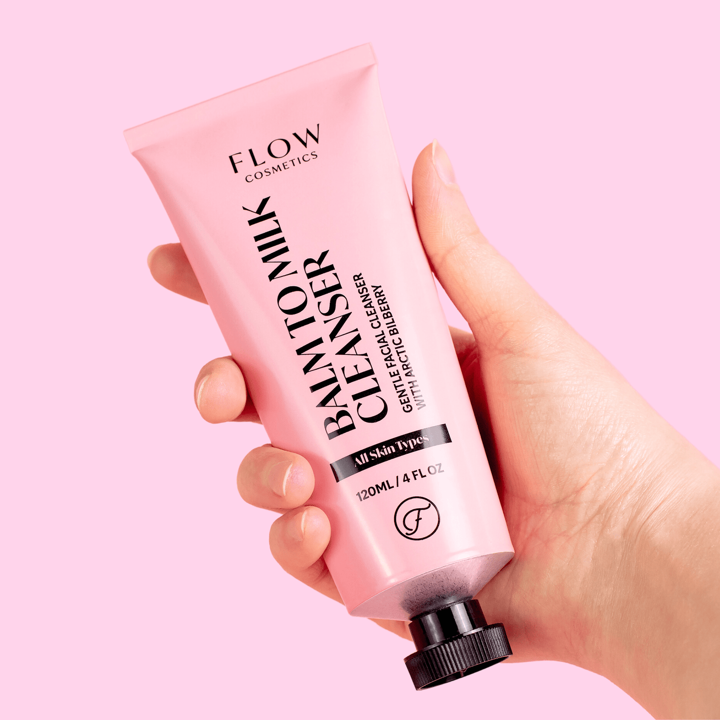 Flow Cosmetics Balm to Milk puhdistusbalmi kaikille ihotyypeille, 120 ml - 4Organic Store (Luomukaista)