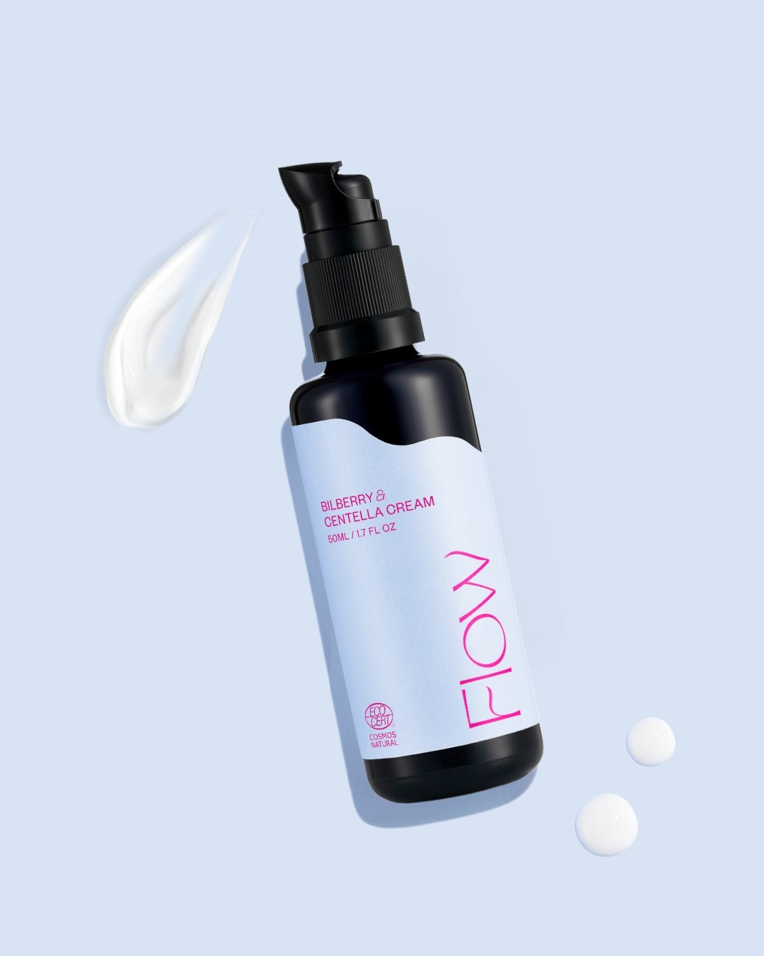 Flow Cosmetics Bilberry & Centella Moisture Cream 50ml - 4Organic Store (Luomukaista)