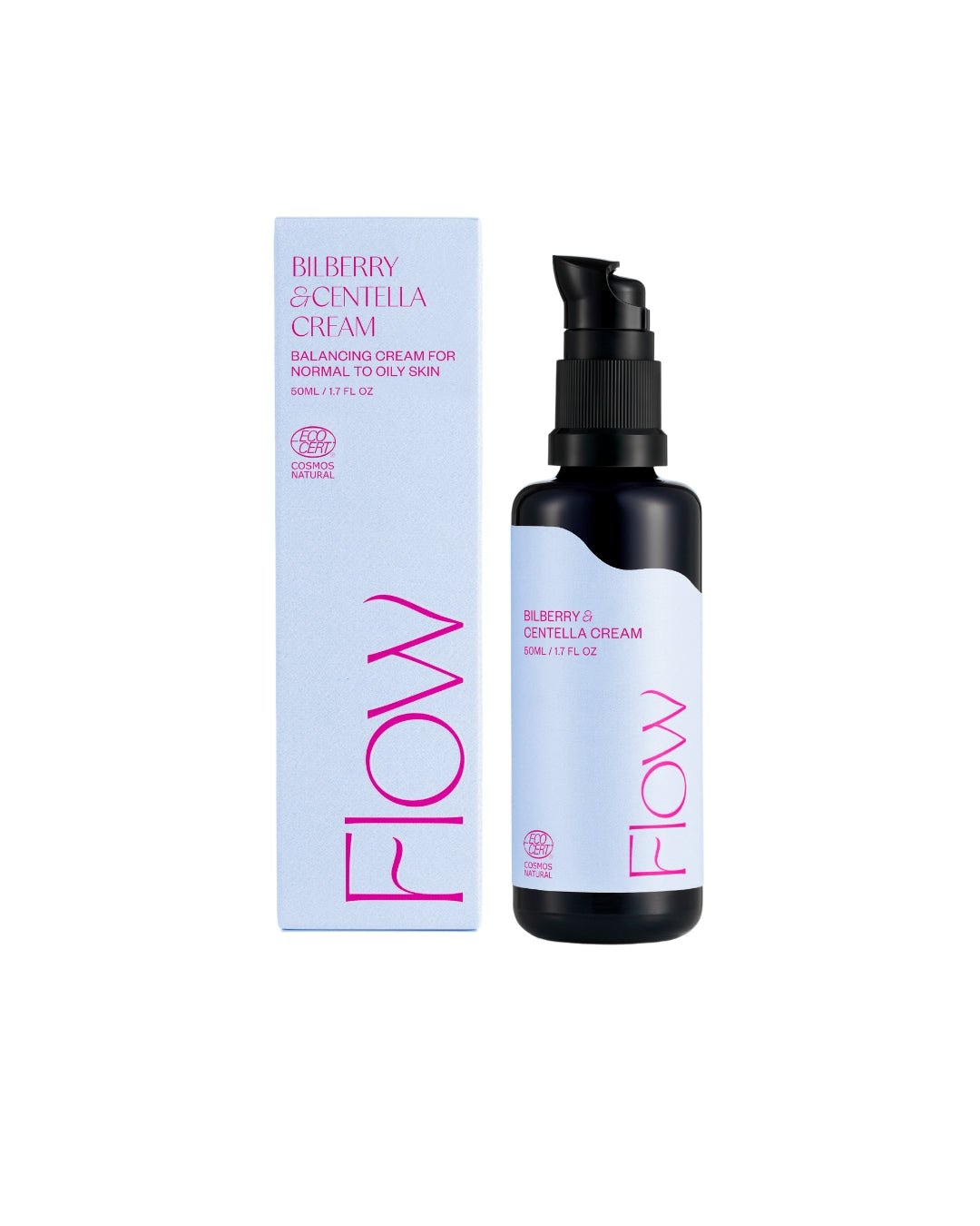 Flow Cosmetics Bilberry & Centella Moisture Cream 50ml - 4Organic Store (Luomukaista)