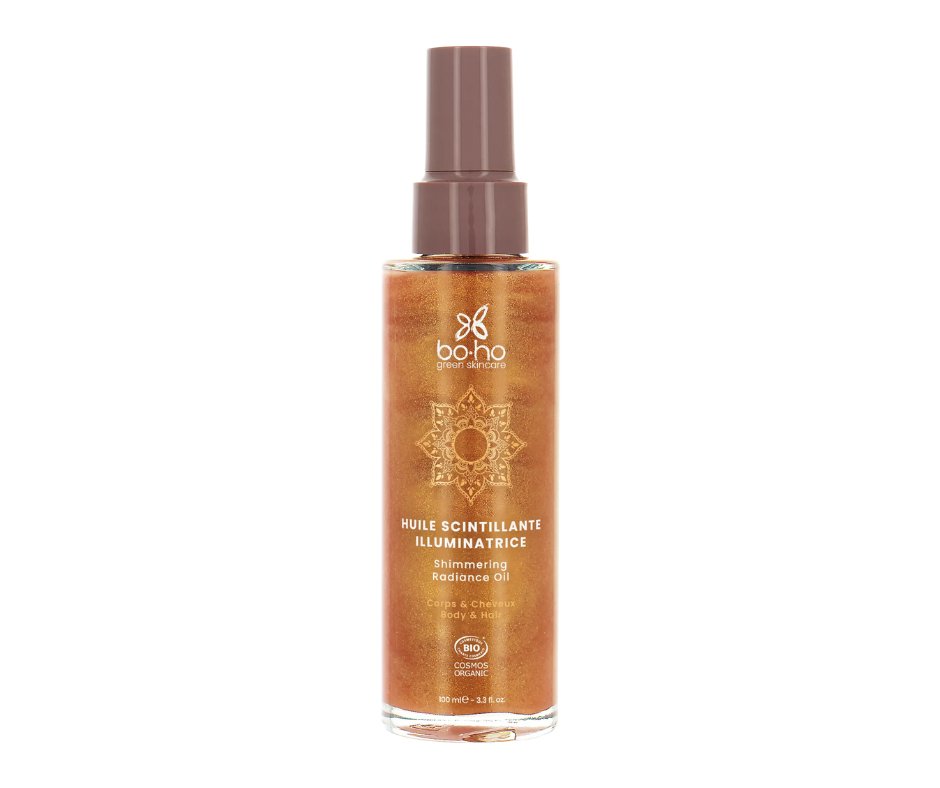 JOULU 2024! Boho Lahjapakkaus, sisältää vartalobalmin 150 ml & kimalleöljyn 100ml - 4Organic Store (Luomukaista)