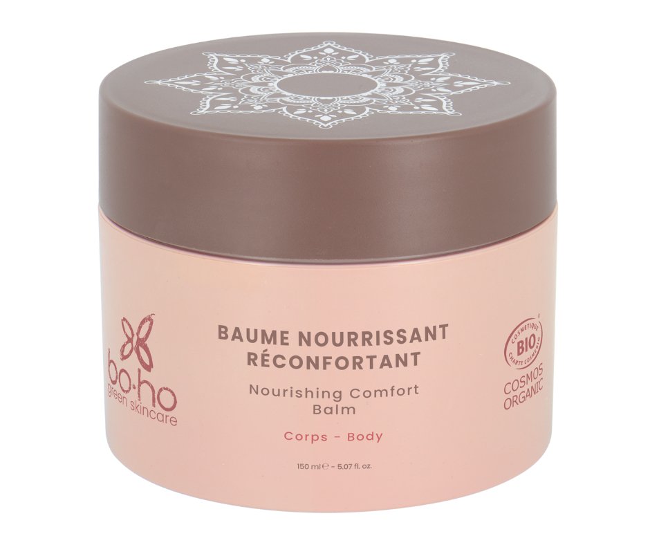 JOULU 2024! Boho Lahjapakkaus, sisältää vartalobalmin 150 ml & kimalleöljyn 100ml - 4Organic Store (Luomukaista)