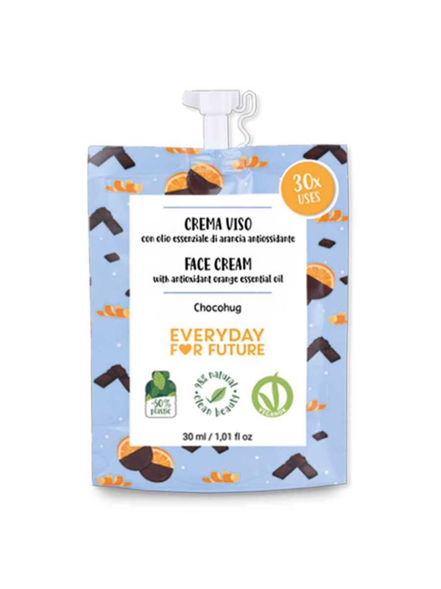 JOULU 2024! Everyday for Future JOULUPAKKAUS - CHOCOHUG, sis. kasvovoide, 30ml + kasvonaamio, 30ml - 4Organic Store (Luomukaista)