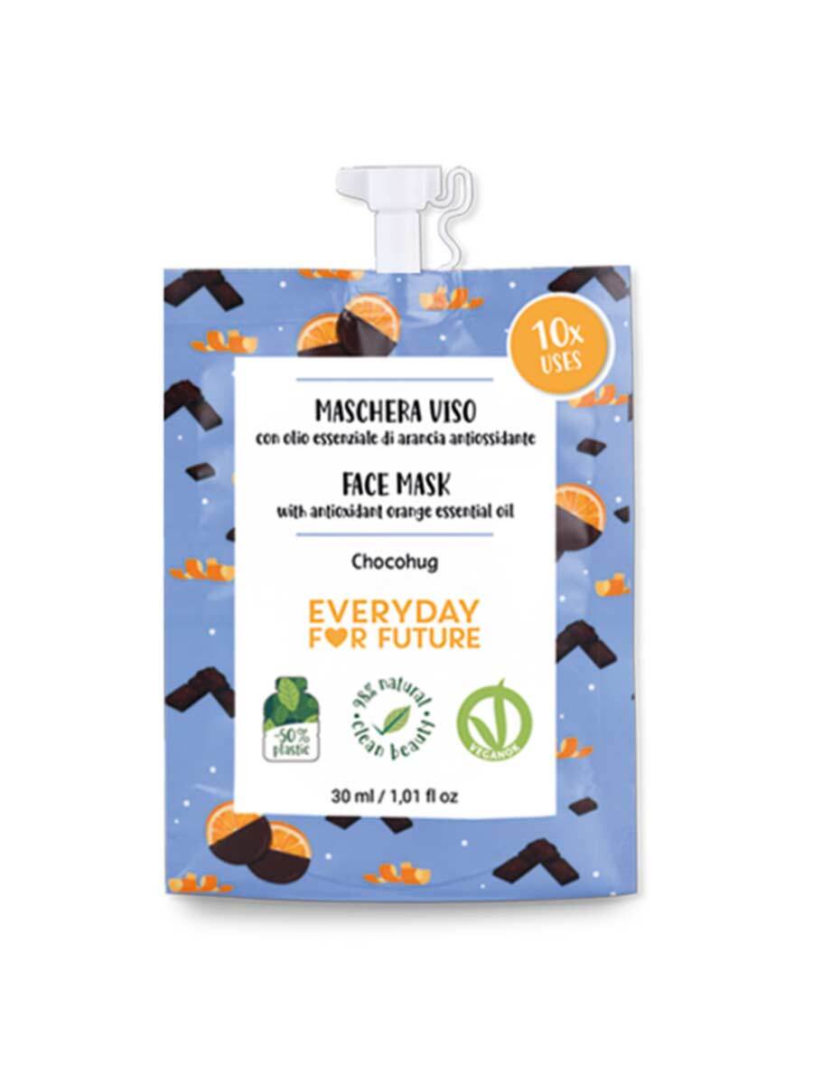 JOULU 2024! Everyday for Future JOULUPAKKAUS - CHOCOHUG, sis. kasvovoide, 30ml + kasvonaamio, 30ml - 4Organic Store (Luomukaista)