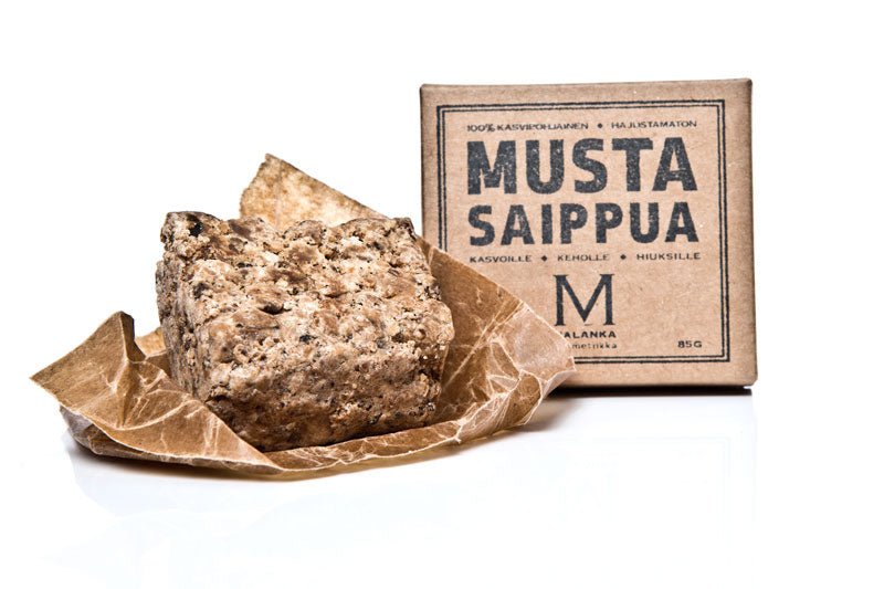 MALANKA Kosmetiikka Musta Saippua 85 g - 4Organic Store (Luomukaista)