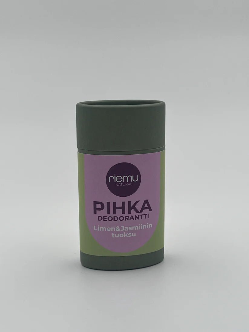 Riemu Natural Pihkadeodorantti Lime - Jasmiini - 4Organic Store (Luomukaista)