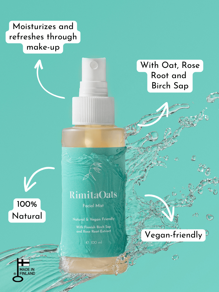 RimitaOats Kasvosuihke 100 ml - 4Organic Store (Luomukaista)