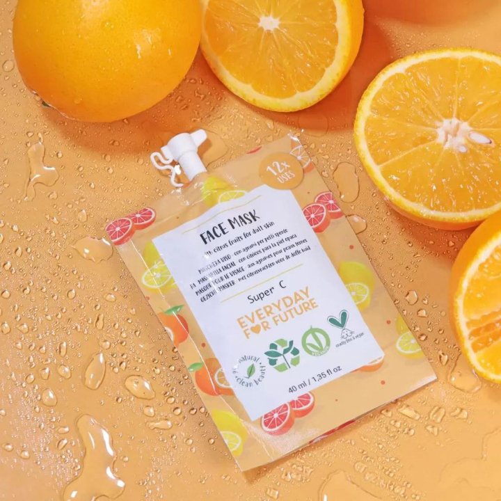 UUTTA! Everyday For Future Kirkastava kasvonaamio Super C, 40 ml - 4Organic Store (Luomukaista)