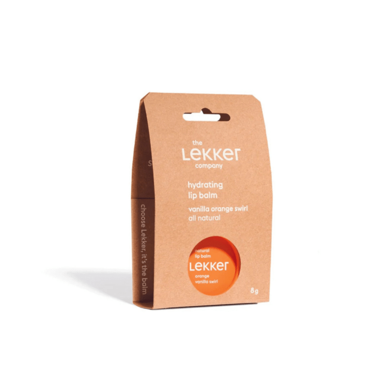 UUTTA! Lekker Huulivoide Orange Vanilla Swirl, 8g - 4Organic Store (Luomukaista)