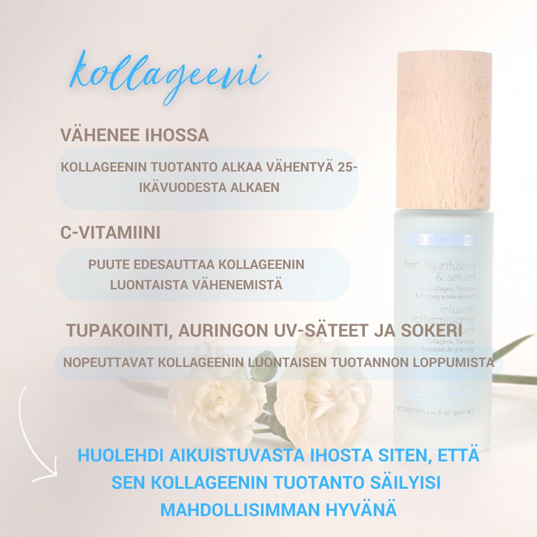 UUTUUS! Feel Free Collagen Deeper Moisturizing Cream - kimmoisuutta lisäävä ja tehokkaasti kosteuttava hoitovoide, 50ml - 4Organic Store (Luomukaista)