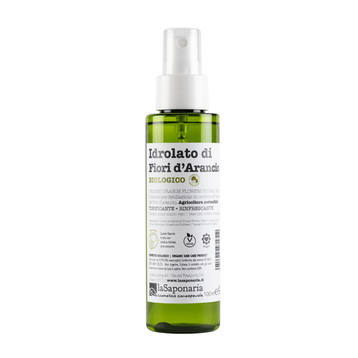 UUTUUS! La Saponaria Orange Blossom Hydrolat - appelsiinikukkaisvesi, 100 ml - 4Organic Store (Luomukaista)