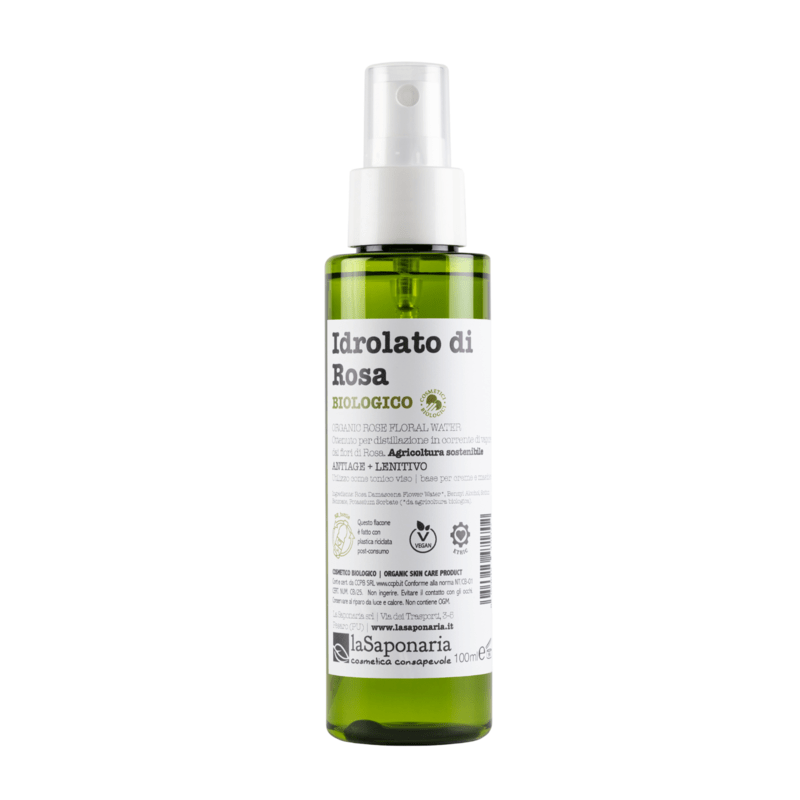 UUTUUS! La Saponaria Rose Hydrolat - ruusu kukkaisvesi, 100 ml - 4Organic Store (Luomukaista)