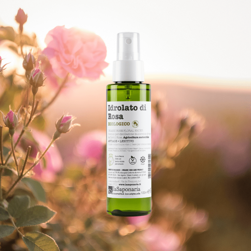 UUTUUS! La Saponaria Rose Hydrolat - ruusu kukkaisvesi, 100 ml - 4Organic Store (Luomukaista)