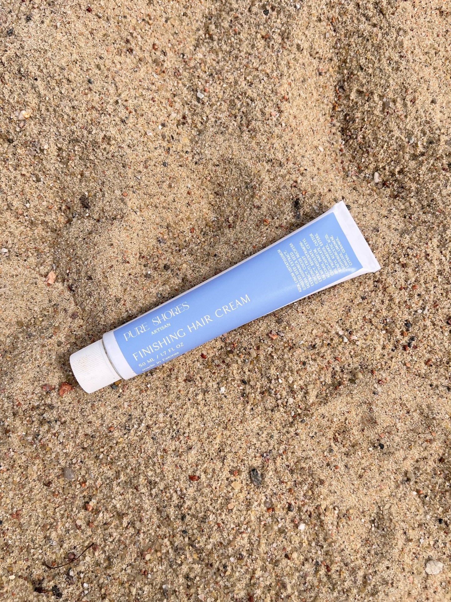 UUTUUS! Pure Shores Finishing Hair Cream, hoitovoide hiuksille 50ml - 4Organic Store (Luomukaista)