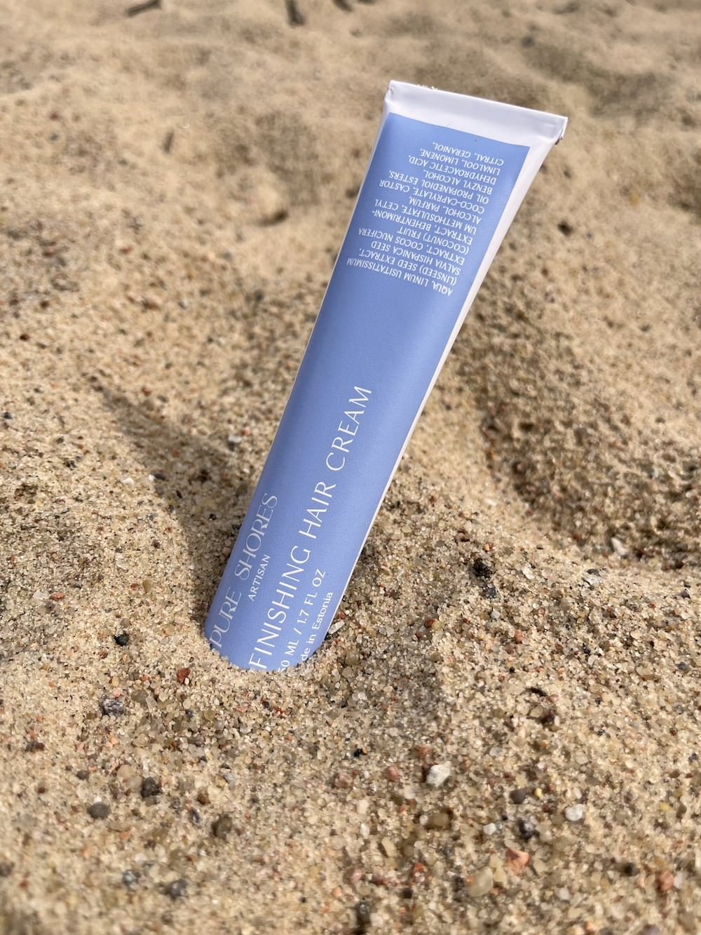 UUTUUS! Pure Shores Finishing Hair Cream, hoitovoide hiuksille 50ml - 4Organic Store (Luomukaista)