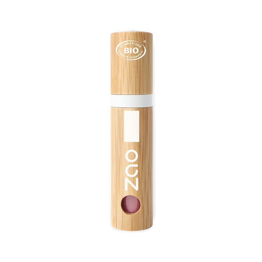 Zao Make-Up Lip Polish nestemäinen kiiltävä huulipuna 037 Rosewood - 4Organic Store (Luomukaista)