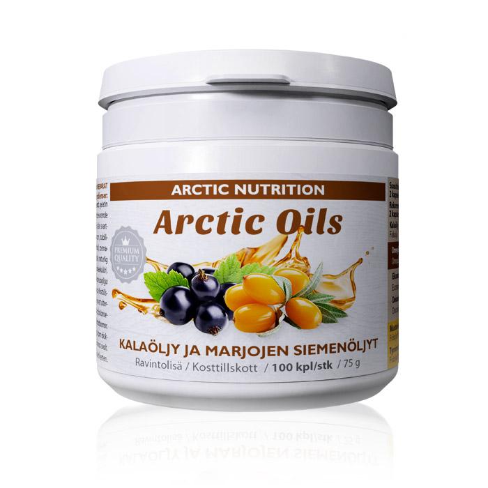 Arctic Nutrition Arctic Oils - Kalaöljy ja marjojen siemenöljyt (Omega 3, 6, 7, 9) - 4Organic Store
