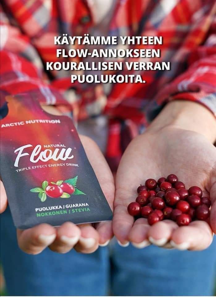 Arctic Nutrition Flow-juoma - energiaa, rasvanpolttoa ja solusuojaa UUTUUS! - 4Organic Store