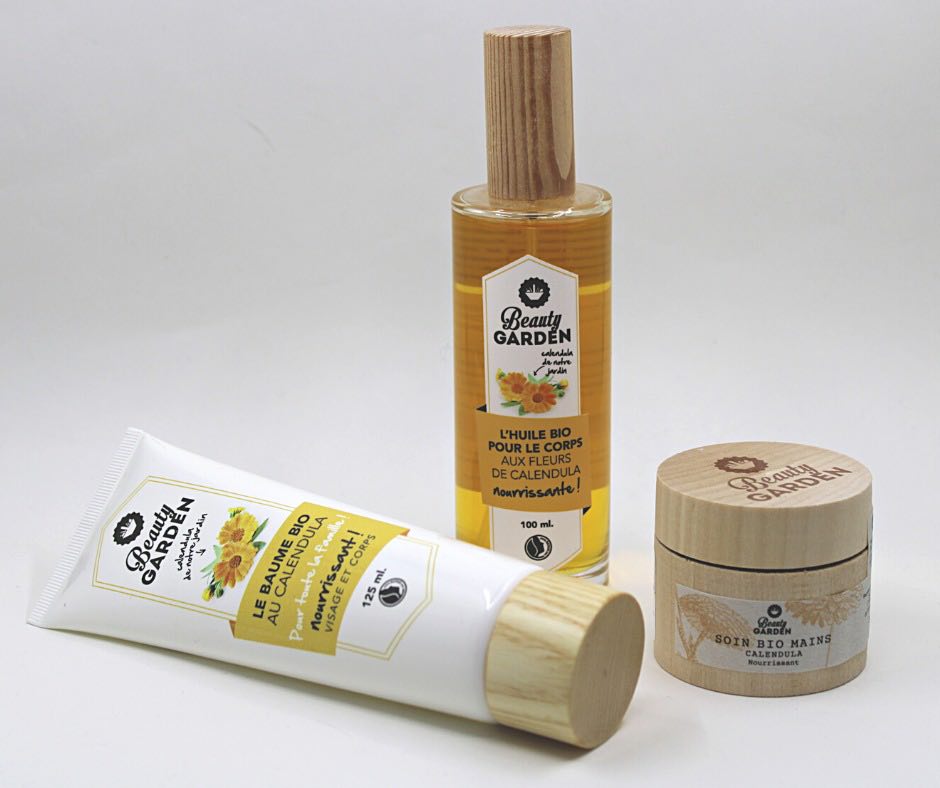 Beauty Garden Kehäkukka pakettitarjous! Suojaa ja kosteuta ihoasi! Kehäkukkaöljy, -voide ja -käsivoide samassa paketissa - 4Organic Store (Luomukaista)