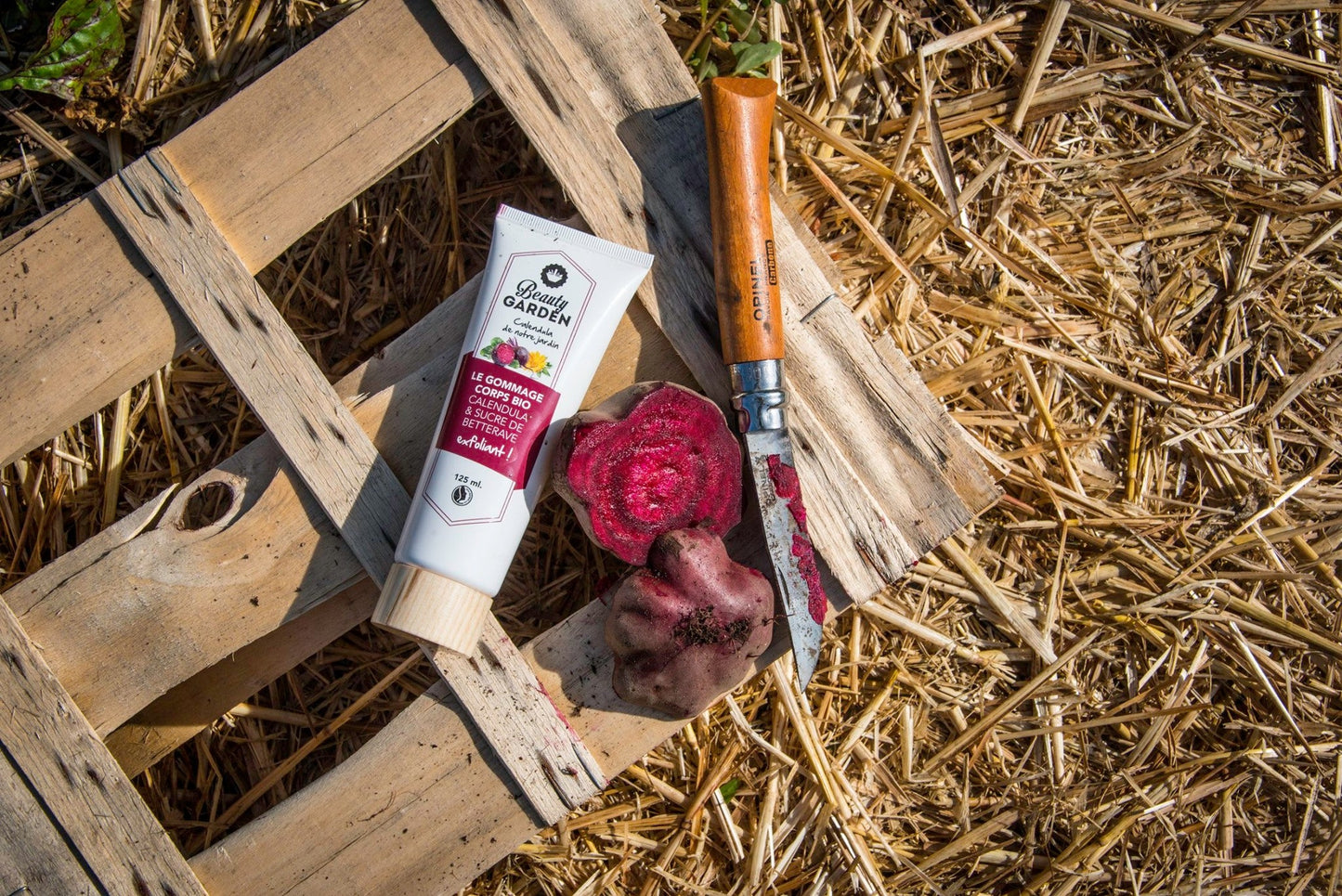 Beauty Garden Kehäkukka-punajuuri vartalokuorinta 125 ml - 4Organic Store (Luomukaista)