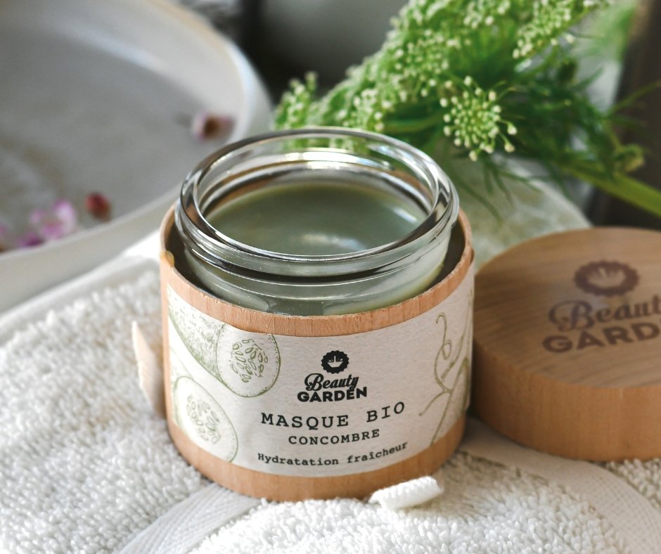 Beauty Garden Rauhoittava ja kirkastava Kurkkunaamio 50ml - 4Organic Store (Luomukaista)