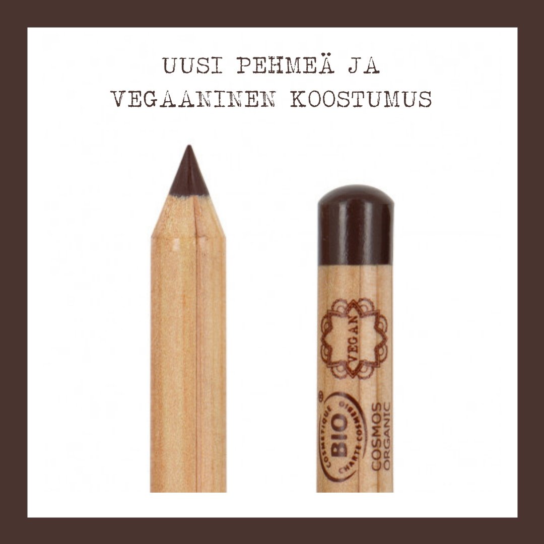 Boho Silmänrajauskynä - Brun (02) - 4Organic Store (Luomukaista)