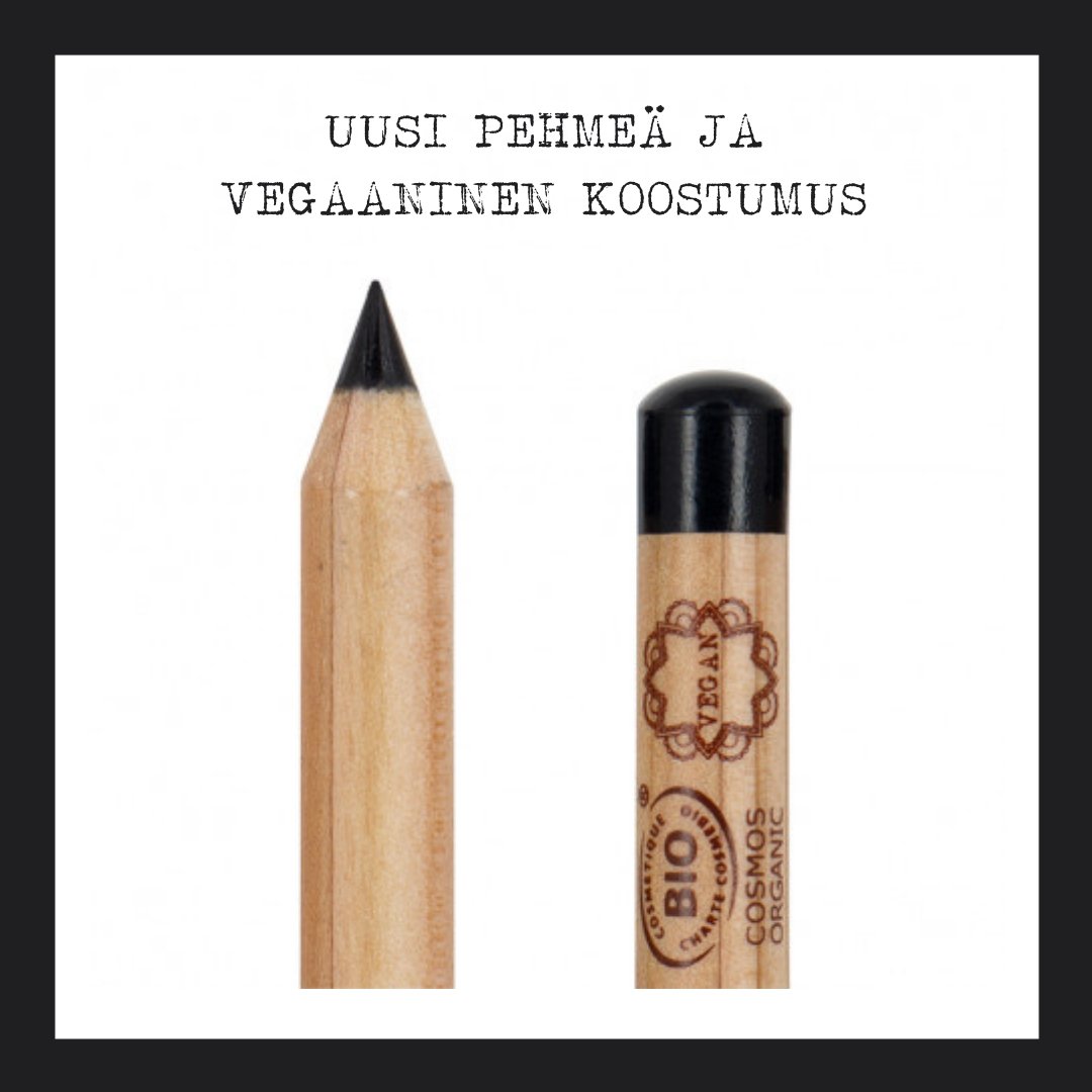 Boho Silmänrajauskynä - Noir (01) - 4Organic Store (Luomukaista)