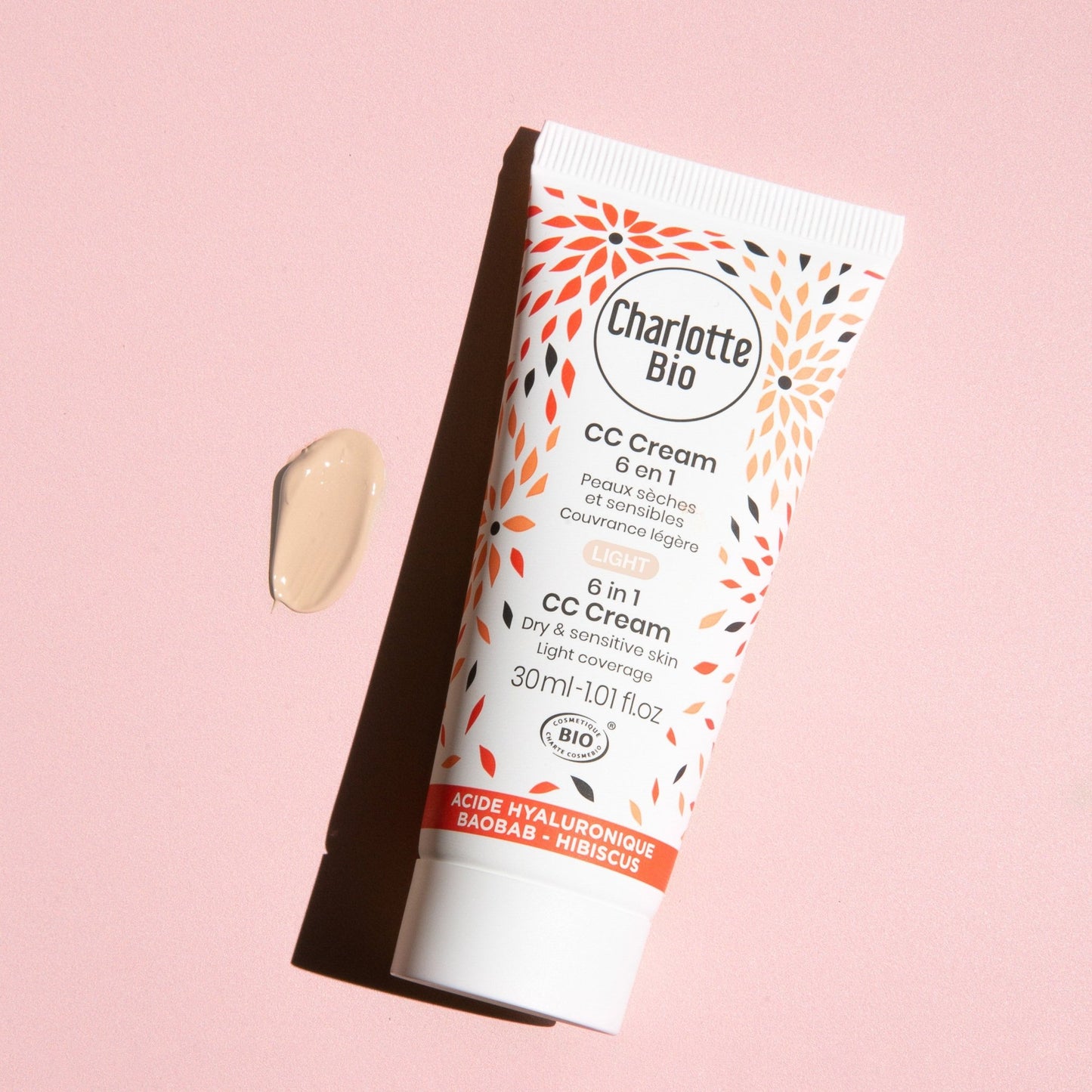 Charlotte Bio 6in1 CC Cream Light, kevyt meikkivoide 30ml - 4Organic Store (Luomukaista)