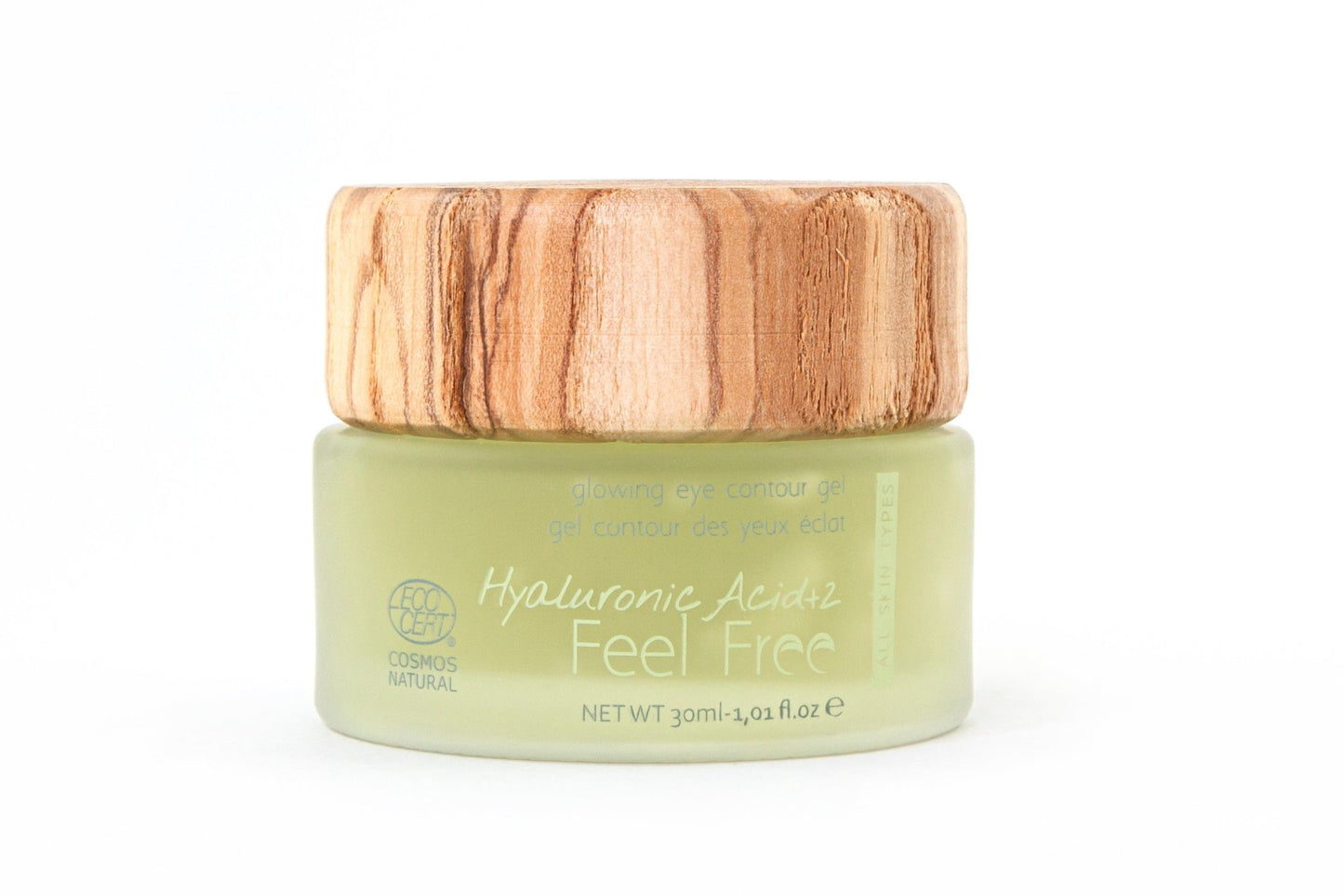 Feel Free Glowing Eye Gel - kosteuttava geelimäinen silmänympärysvoide, 30ml - 4Organic Store (Luomukaista)