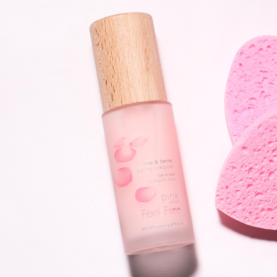 Feel Free Rose & Berries Balmy Cleanser - kirkastava puhdistusbalm, 100ml - 4Organic Store (Luomukaista)
