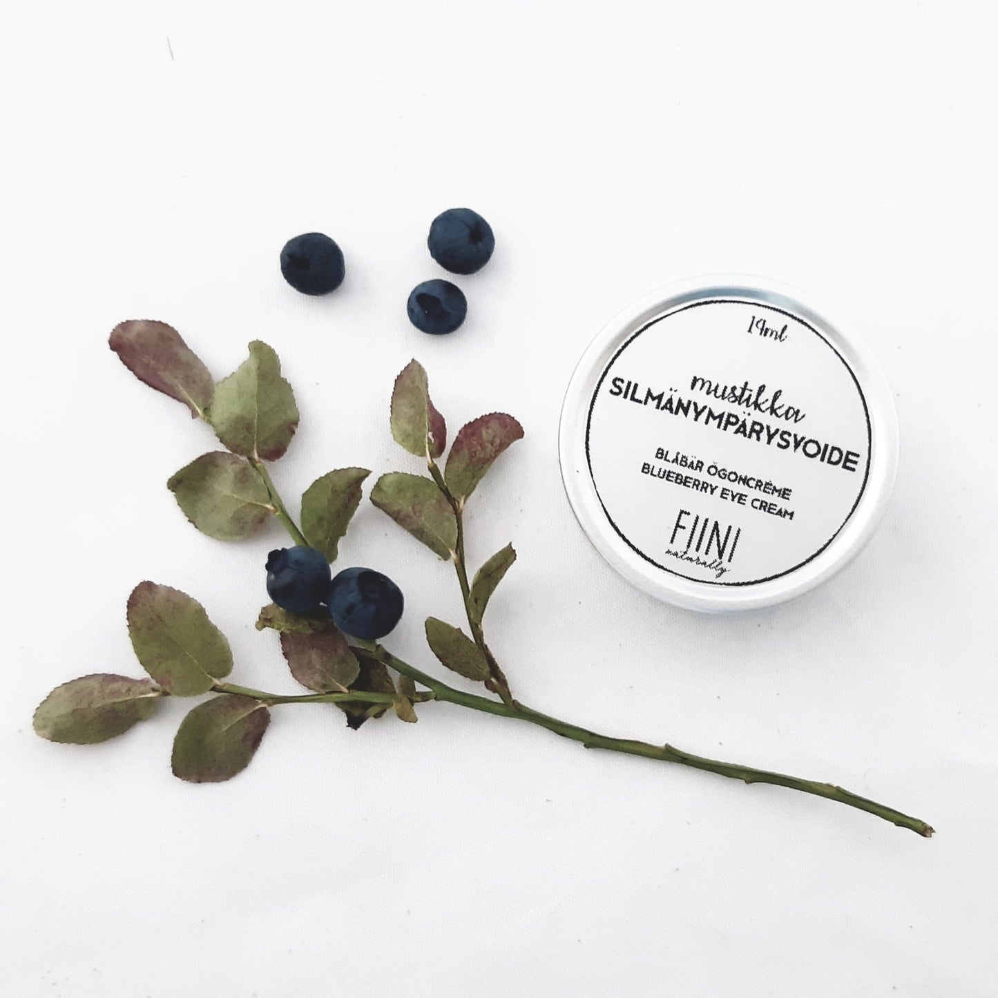 Fiini Naturally Mustikka silmänympärysvoide - 4Organic Store (Luomukaista)