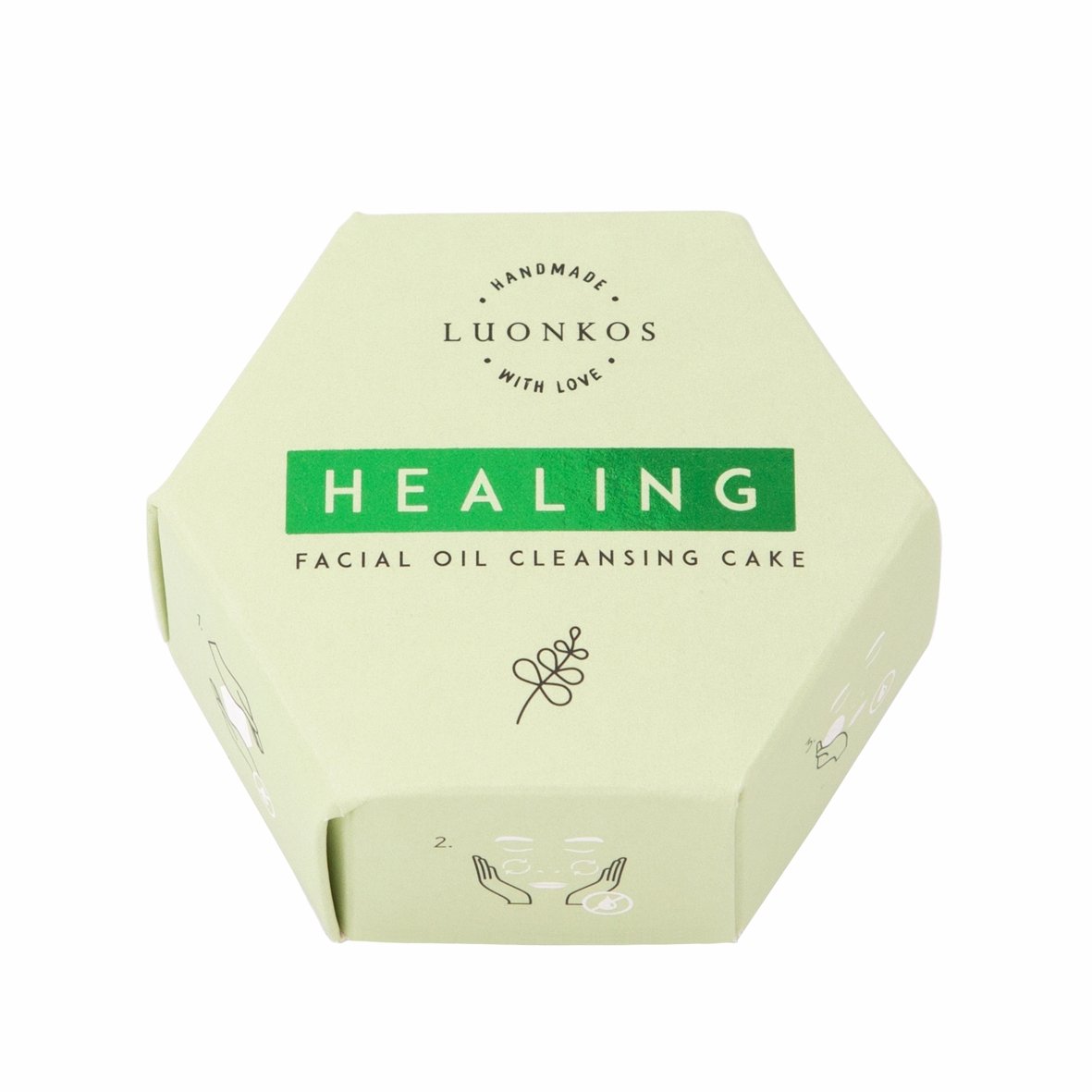 Luonkos Healing kasvokakku (kasvojen puhdistusaine) - 4Organic Store (Luomukaista)