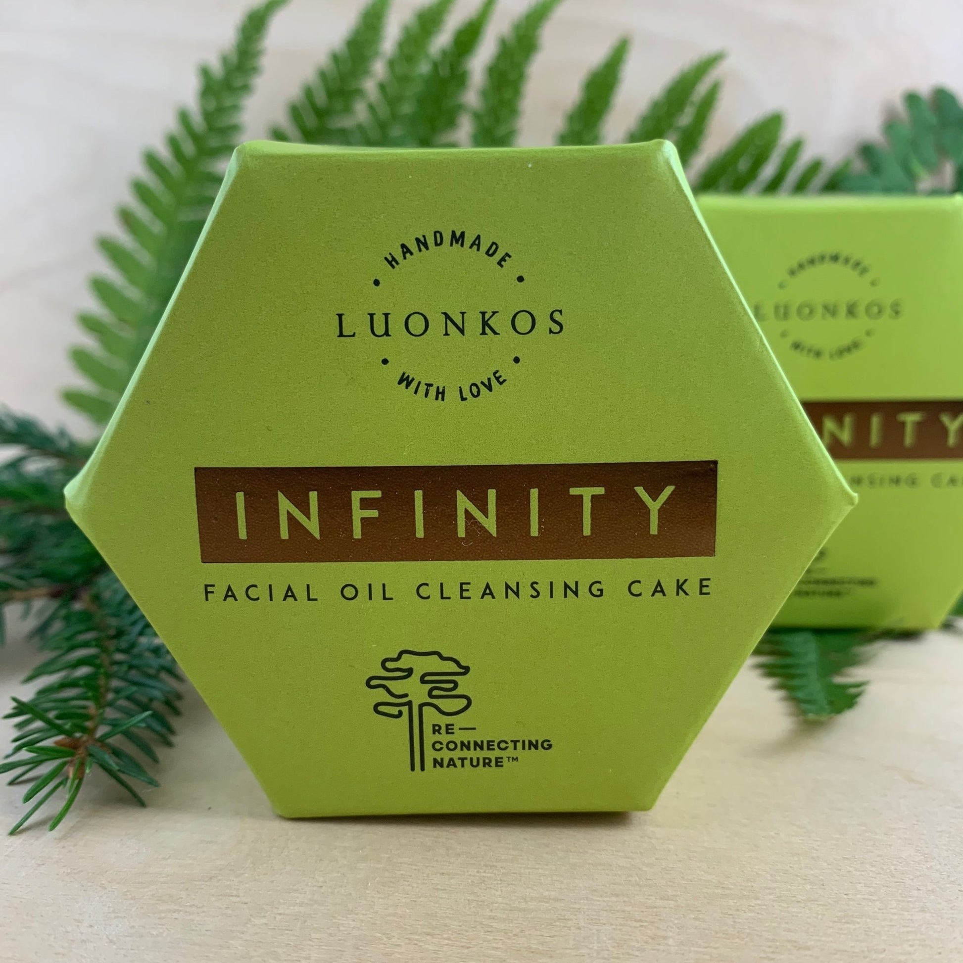 Luonkos Infinity kasvokakku (kasvojen puhdistusaine) - 4Organic Store (Luomukaista)