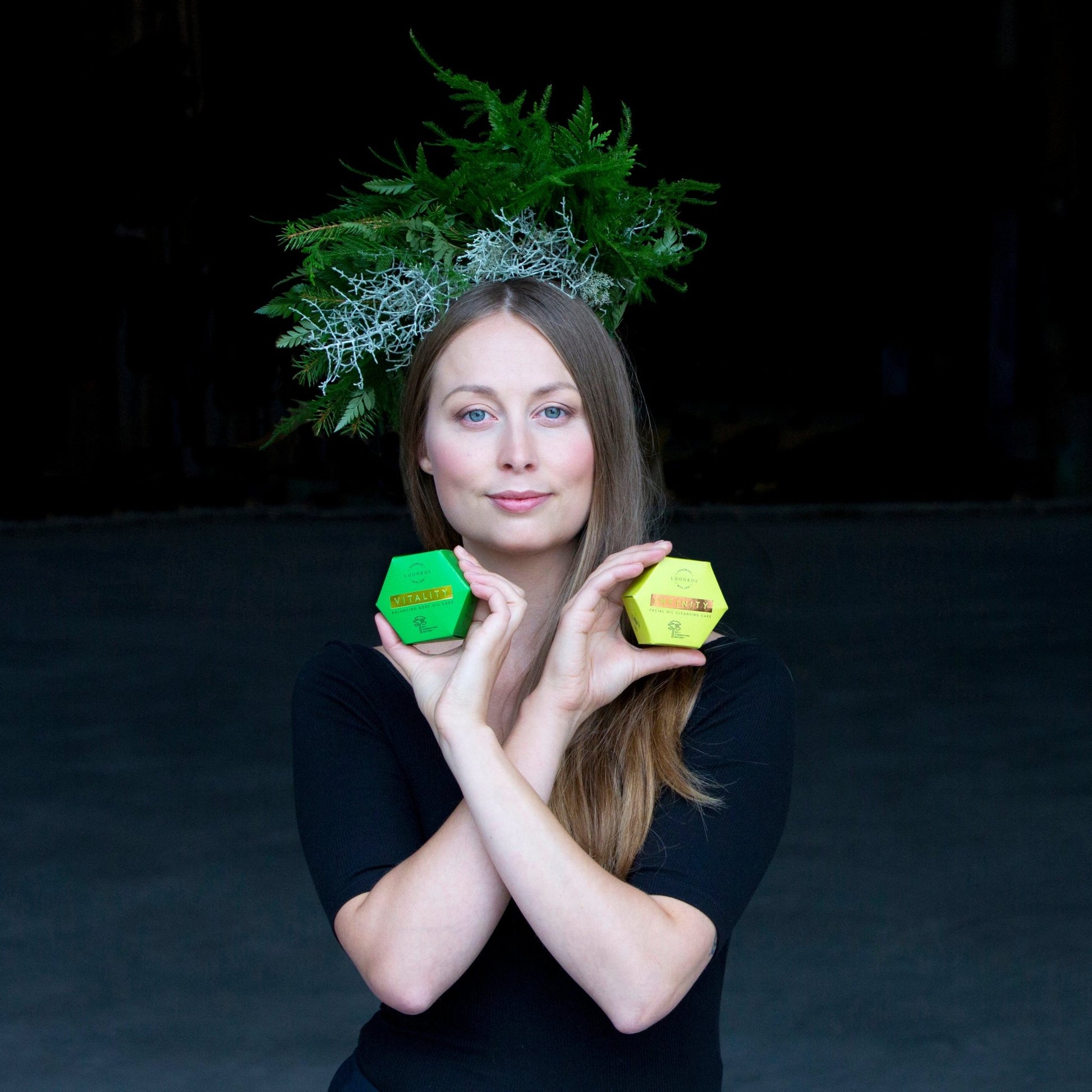 Luonkos Infinity kasvokakku (kasvojen puhdistusaine) - 4Organic Store (Luomukaista)