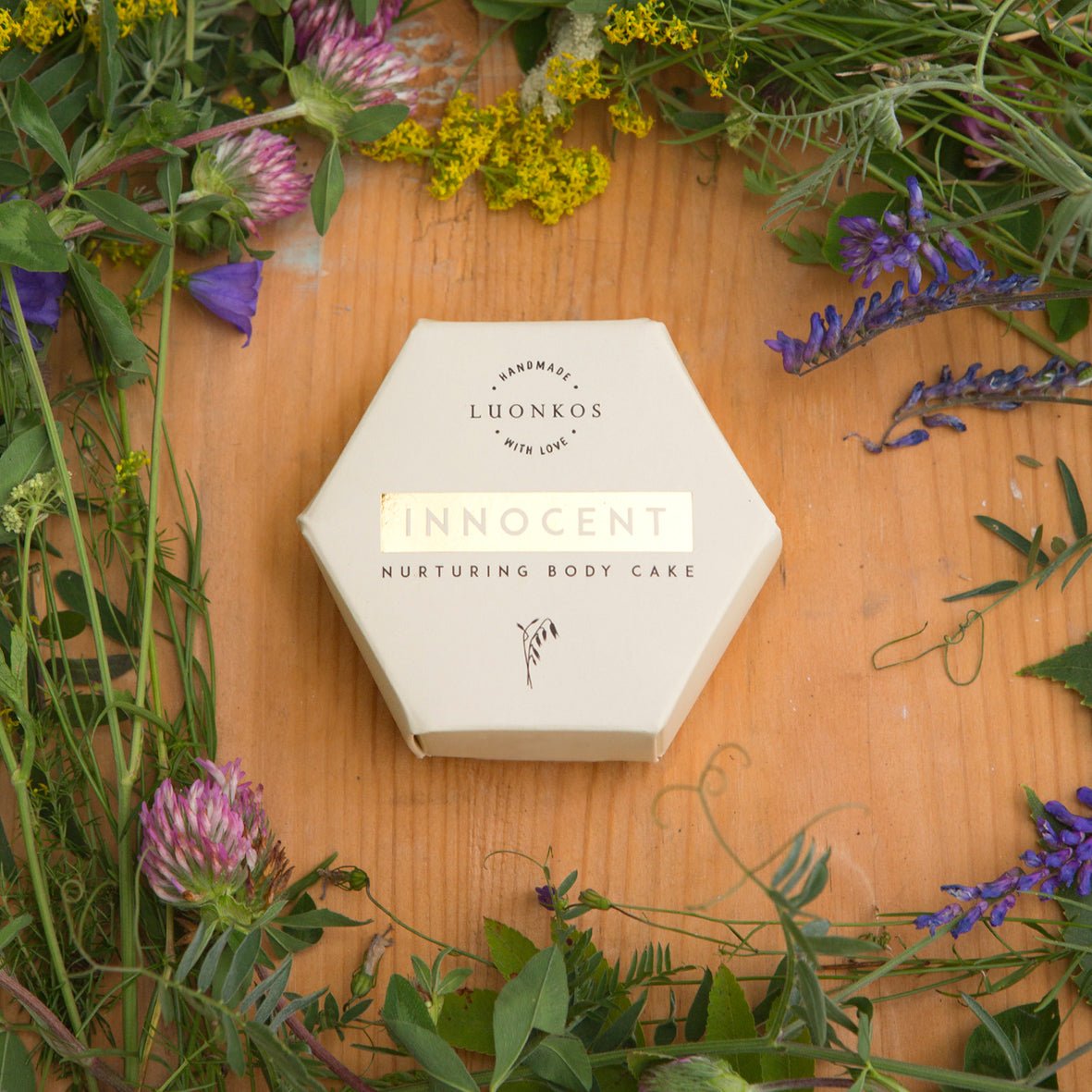 Luonkos Innocent vartaloöljykakku (vartalovoide) - 4Organic Store (Luomukaista)