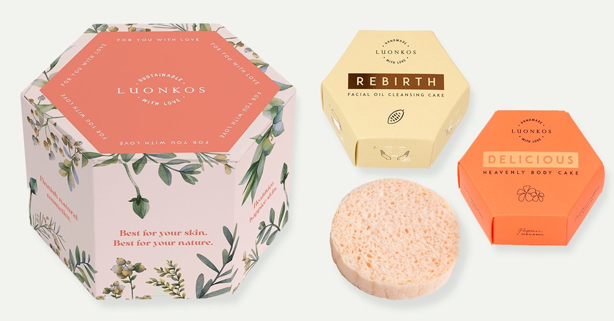 Luonkos Lahjapakkaus pinkki - 4Organic Store (Luomukaista)