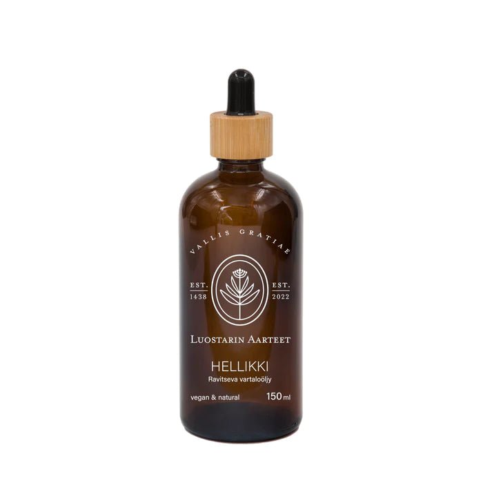 Luonkos Luostarin Aarteet Hellikki ravitseva vartaloöljy - 4Organic Store (Luomukaista)