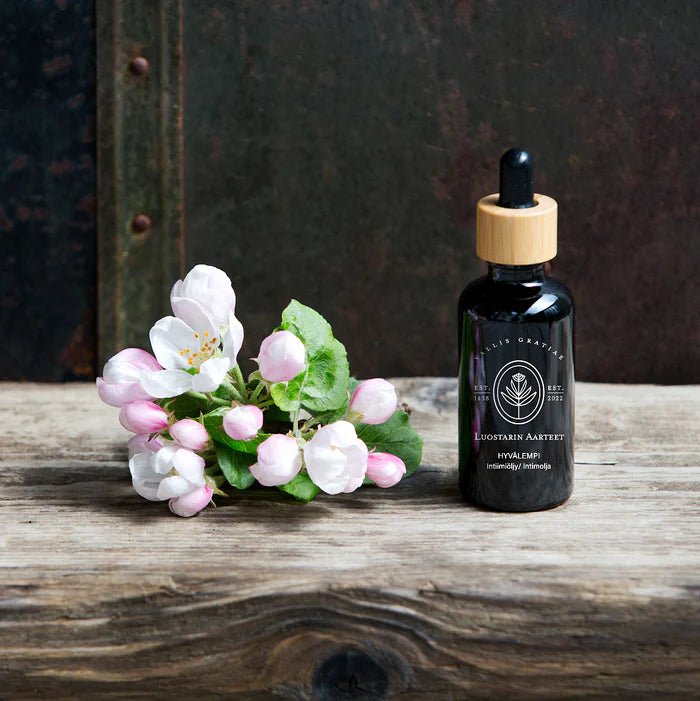 Luonkos Luostarin Aarteet Hyvä Lempi intiimiöljy - 4Organic Store (Luomukaista)