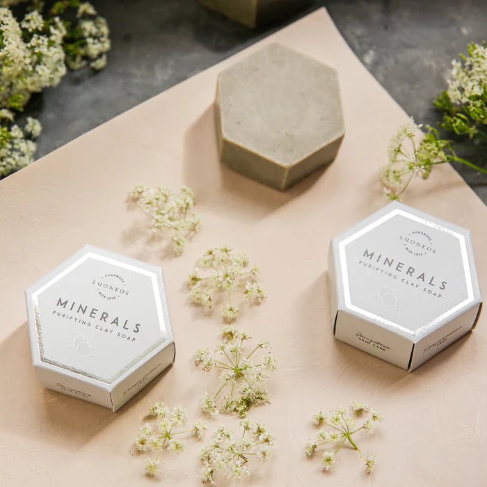 Luonkos Minerals syväpuhdistava savisaippua - 4Organic Store (Luomukaista)
