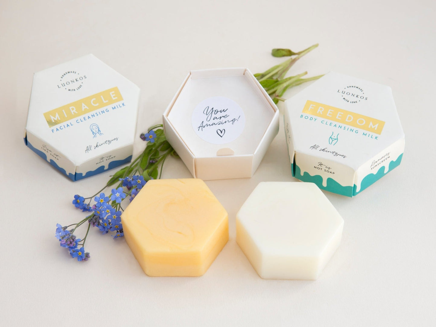 Luonkos Miracle puhdistusmaitopala (kasvojenpuhdistusaine) - 4Organic Store (Luomukaista)