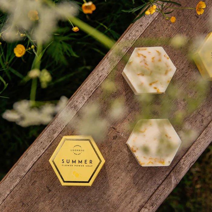 Luonkos Summer kesäinen kukkaniittysaippua - 4Organic Store (Luomukaista)