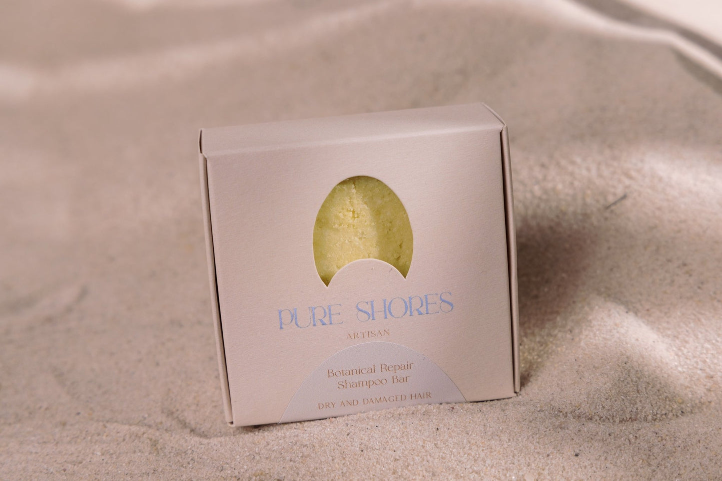 Pure Shores Botanical Repair Shampoo Bar, shampoopala 80g - 4Organic Store (Luomukaista)