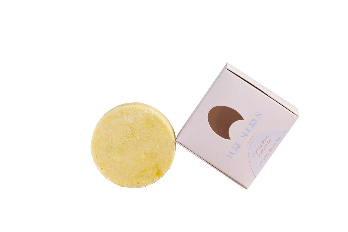 Pure Shores Botanical Repair Shampoo Bar, shampoopala 80g - 4Organic Store (Luomukaista)