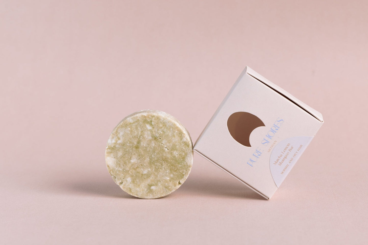 Pure Shores Matcha Lemon Thickening Shampoo Bar, shampoopala 80g - 4Organic Store (Luomukaista)