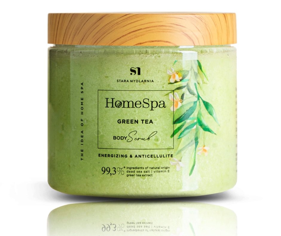 Stara Mydlarnia Home Spa suolakuorinta Green Tea - 4Organic Store (Luomukaista)